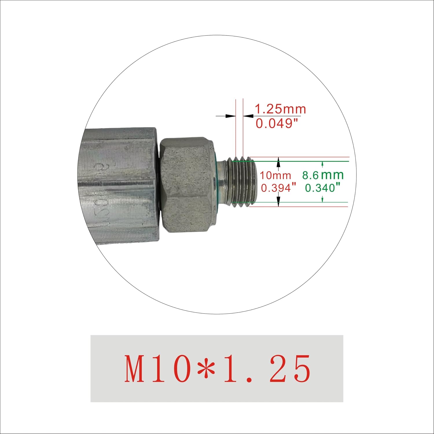 Upgraded Engine 10mm Drain Oil Changing Hose, Oil Drain Aid Tool, M10x1.25 mm, 18" Length