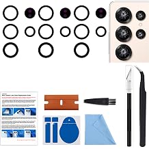 GREEN FUSION 3PCS Galaxy S25 Ultra Back Rear Camera Lens Glass Replacement Part with Tools & Instruction