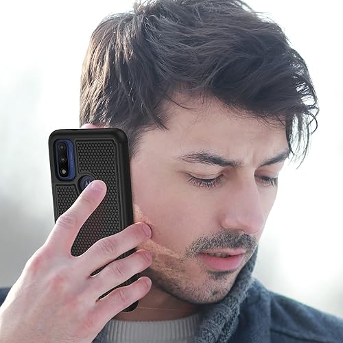 Miniatura 7 de Funda para Motorola Moto G Pura funda protectora de doble capa resistente para teléfono celular a prueba de golpes resistente con parte trasera