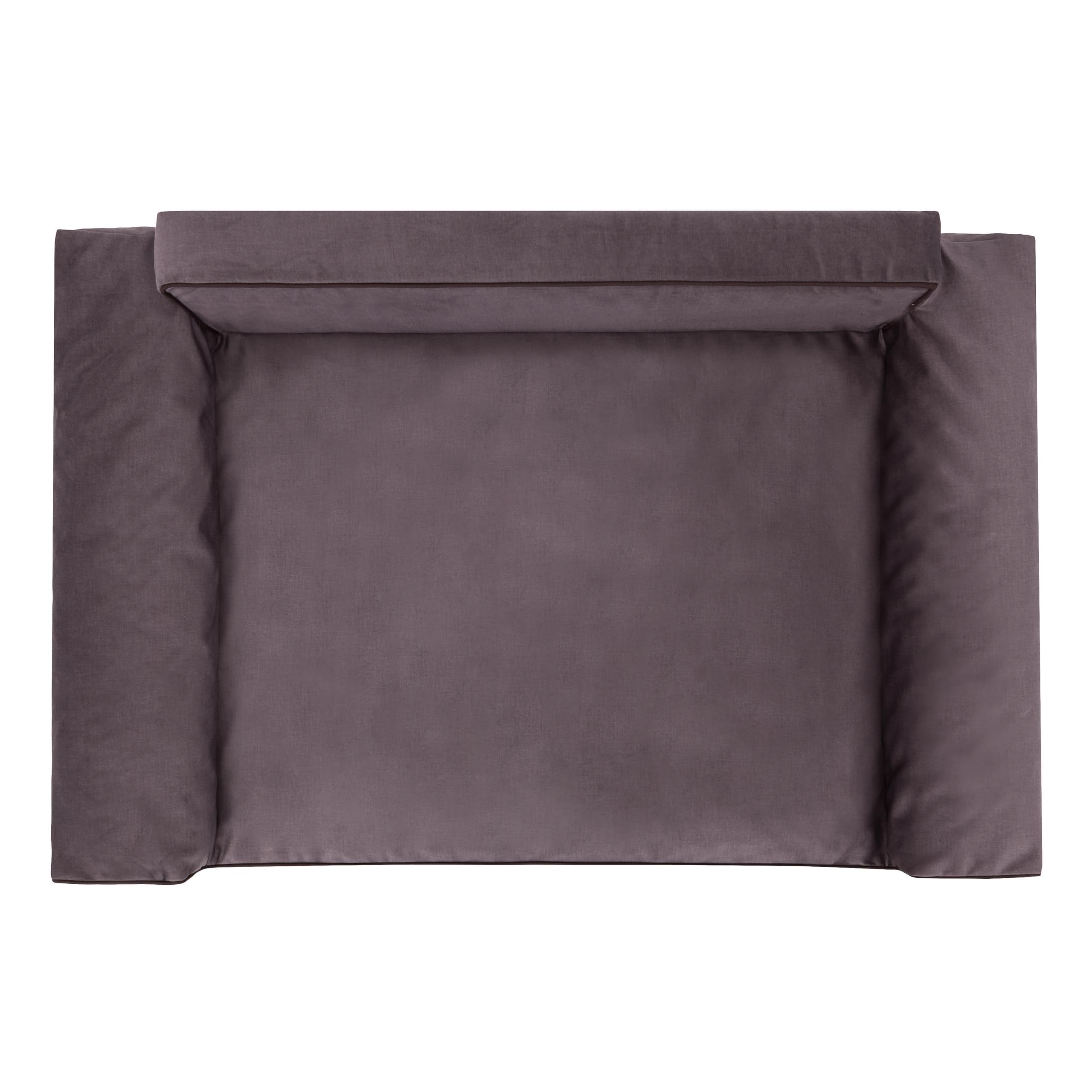 Cuccia morbida per cani, letto per animali domestici, colore: marrone, 78 x 53 cm