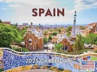 Vista 43 de Calendario de pared mensual 2025 de México, 12 meses, fabricado en Estados Unidos