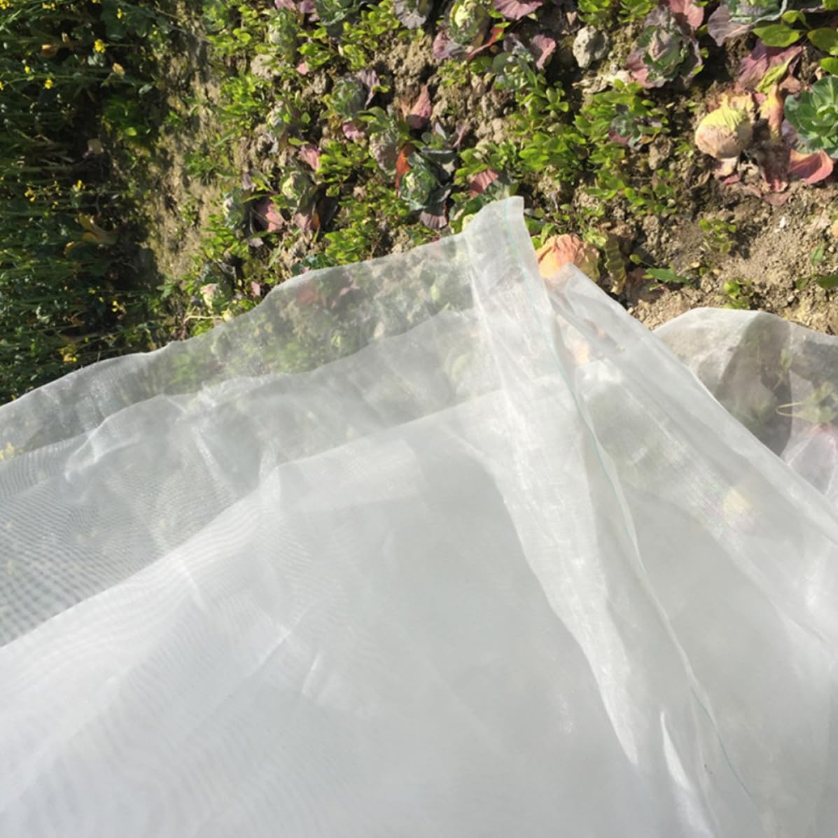 Rete in Nylon per Giardino 1 Rotolo Maglia 40 Mesh Rete Separazione Protezione da Insetti per Ortaggi e Prodotti Agricoli Resistente al Gelo per Serra e Giorni Freddi