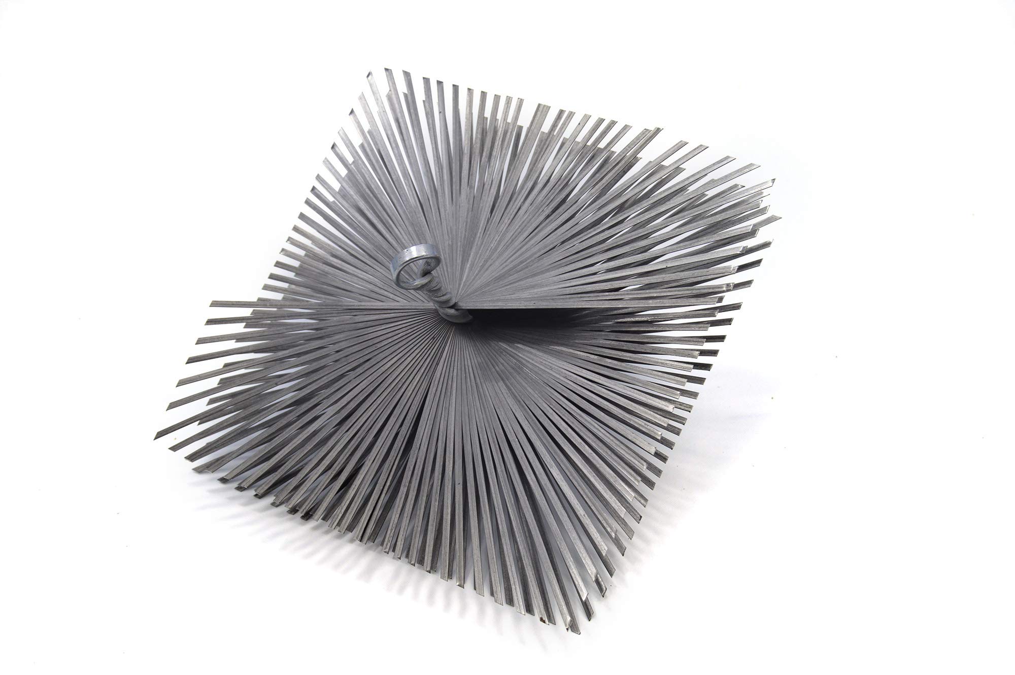 PYRO FEU 862625 Square Steel Sweeper Head 200 x 200 mm Metric Thread 12, Grey