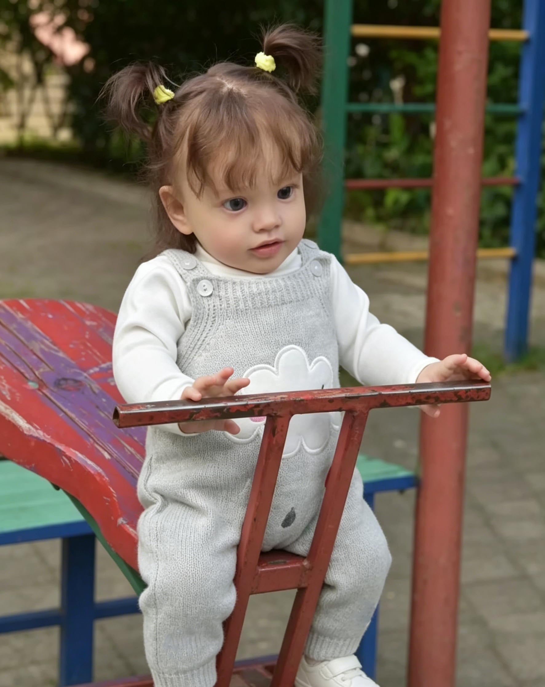Große Größe Reborn Babypuppe Stoffkörper Mädchen 66 cm Realistische Reborn Baby Puppen Naturgetreue Babypuppen Lebensechte Babypuppe Pippa Neugeborenen-Puppen für Kinder ab 3 Jahren