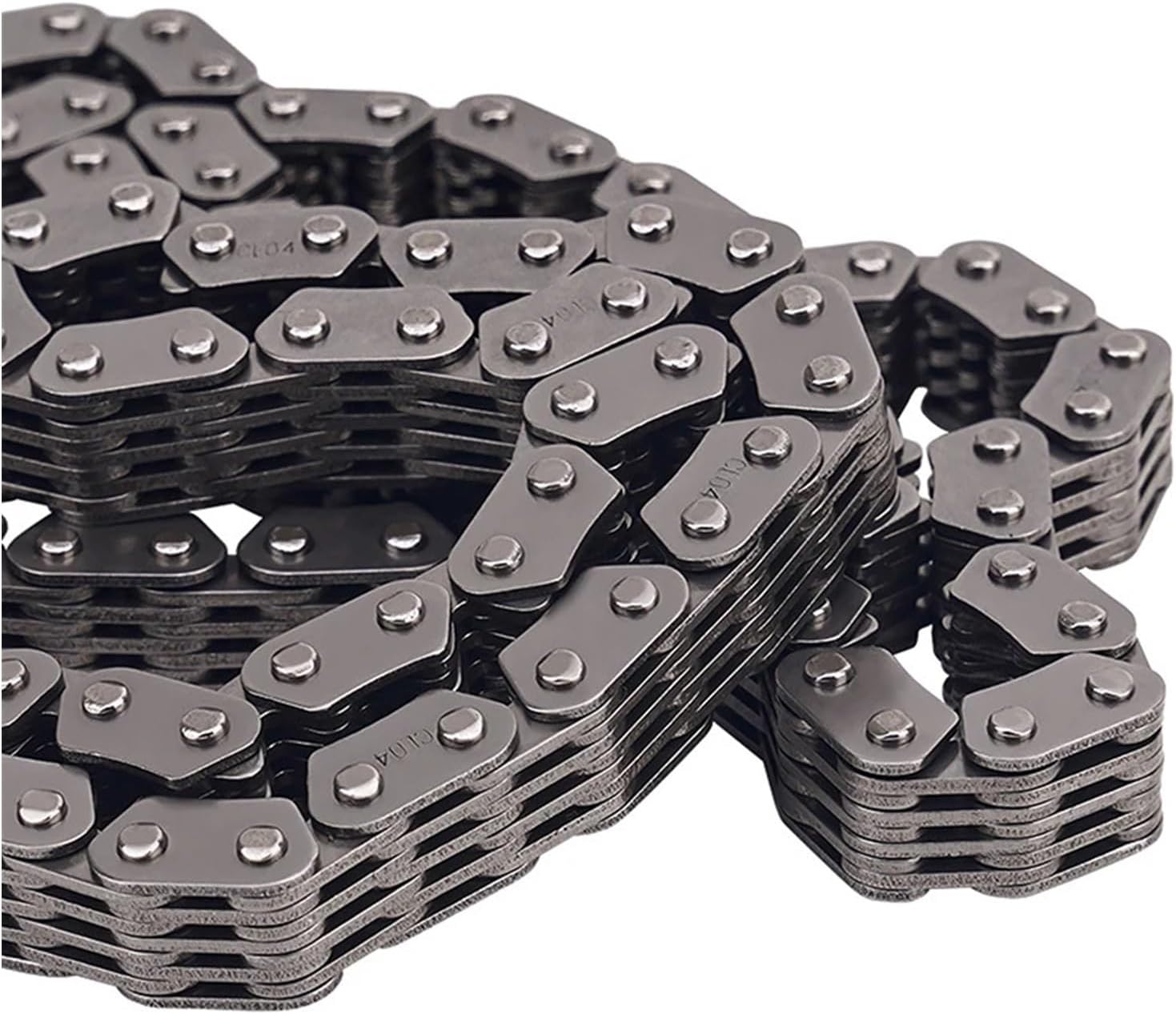 4+5 112 Links Crankshaft Cam Timing Chain Motorcycle Parts Compatible With SUZUKI DR250 GN250 LT250EF GZ250 TU250 DR GN LT 250