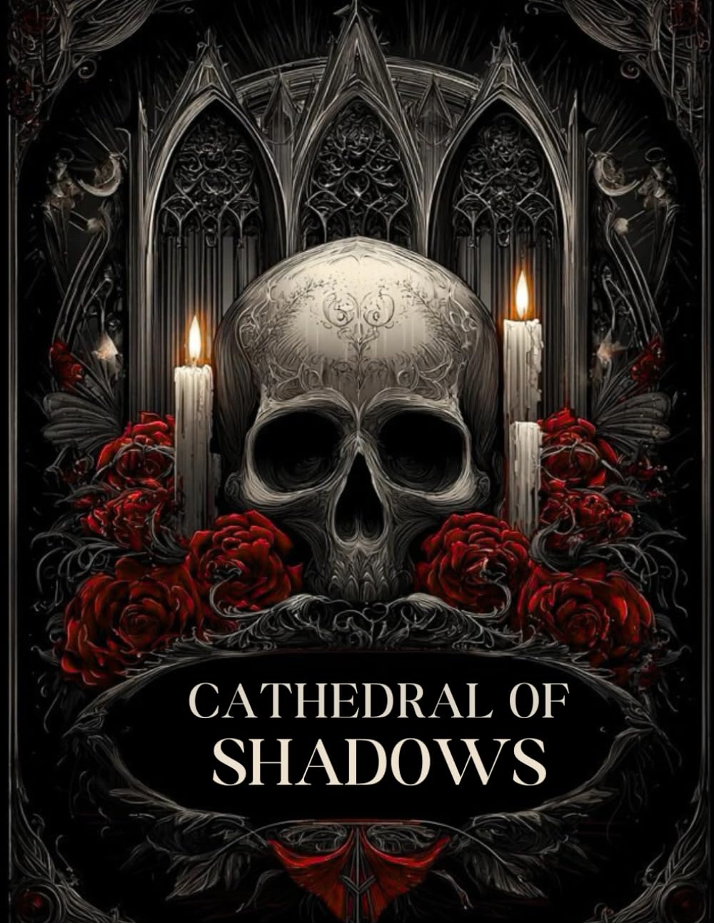 Cathedral Shadows: A High Detail Dark Romantic Gothic Coloring Book for Adults & Teens Ages 14+ | Intricate Cathedrals, Gothic Symbols, Skulls, ... Those Who Love Dark Romantic Gothic Worlds