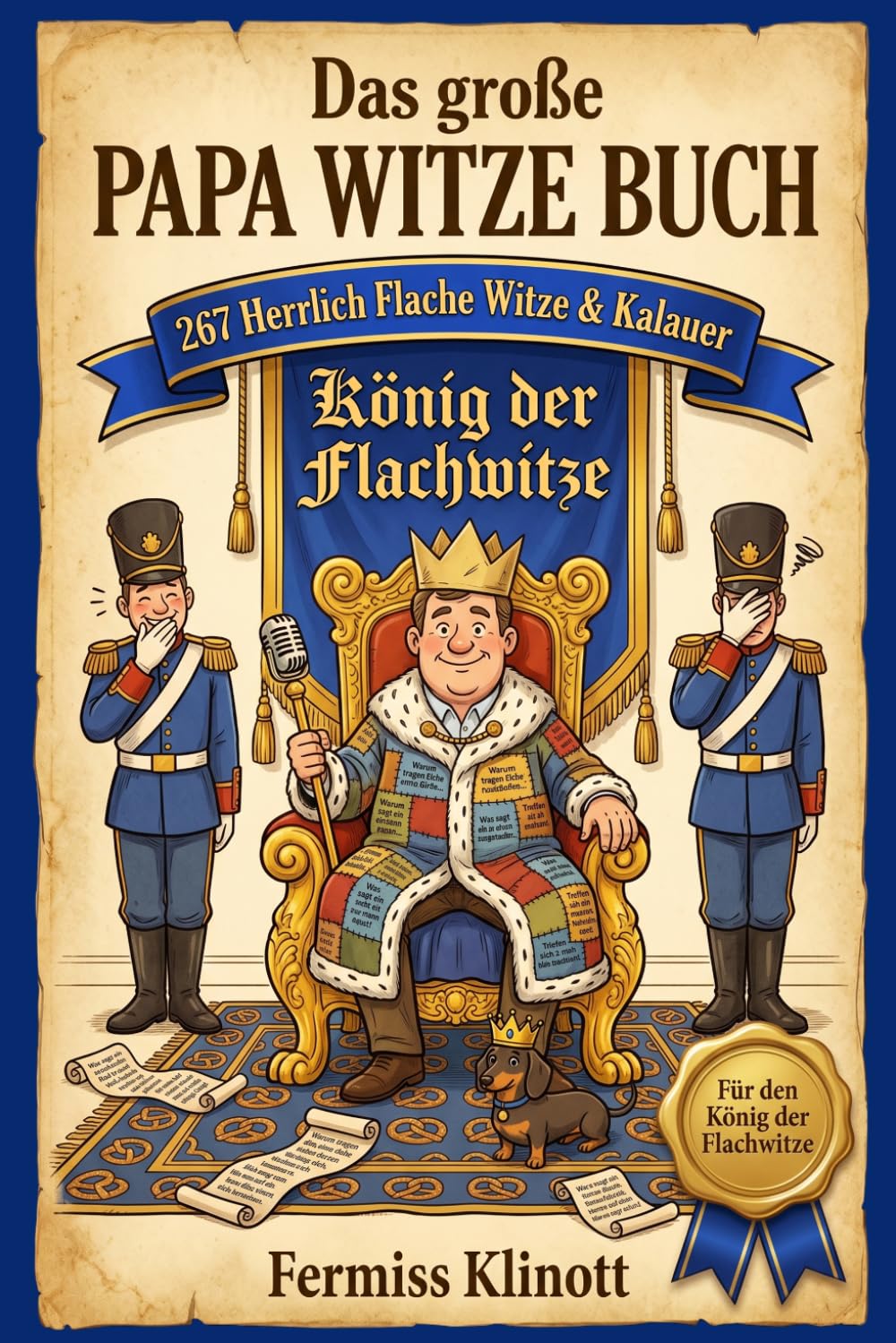 Das große Papa Witze Buch: 600 herrlich flache Witze und Kalauer die garantiert zum Stöhnen und Lachen bringen, Das perfekte Vatertag-Geschenk für Väter die alles haben