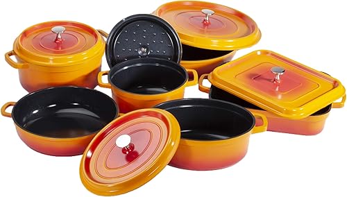 Miniatura 3 de Heiss - Horno holandés ligero de aluminio fundido