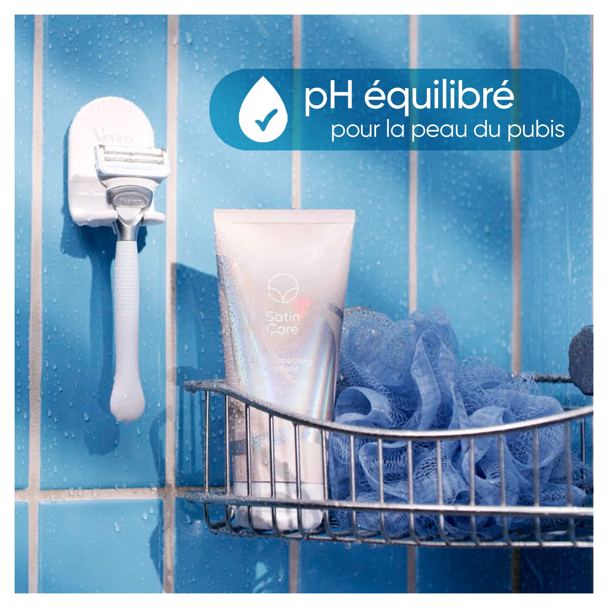 Image secondaire de Satin Care Lot de Rasage Doux pour Zones Intimes - Rasoir, Gel et Exfoliant