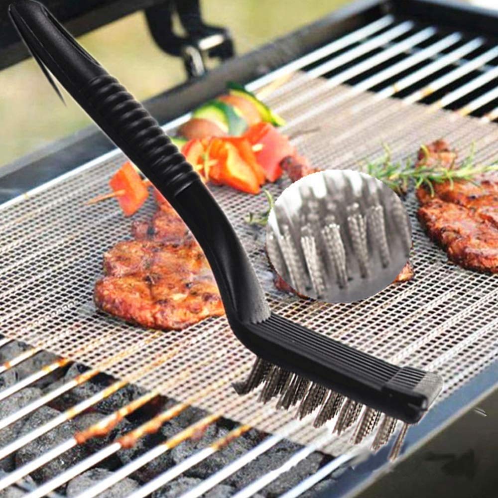Tnfeeon Spazzola per Pulizia, Spazzola per Barbecue in Acciaio