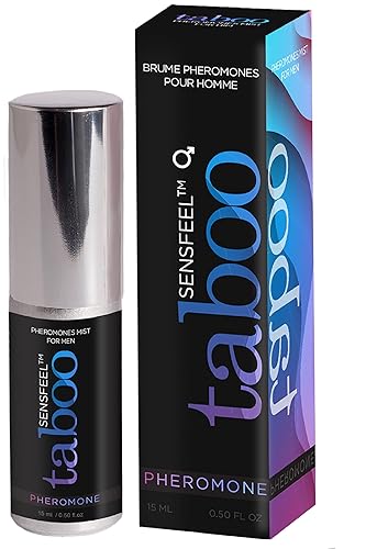 Taboo Sensfeel for HIM sex Pheromone perfume colonia Body Mist para hombres para atraer mujeres de larga duración 0.5 fl oz  0.5 fl oz