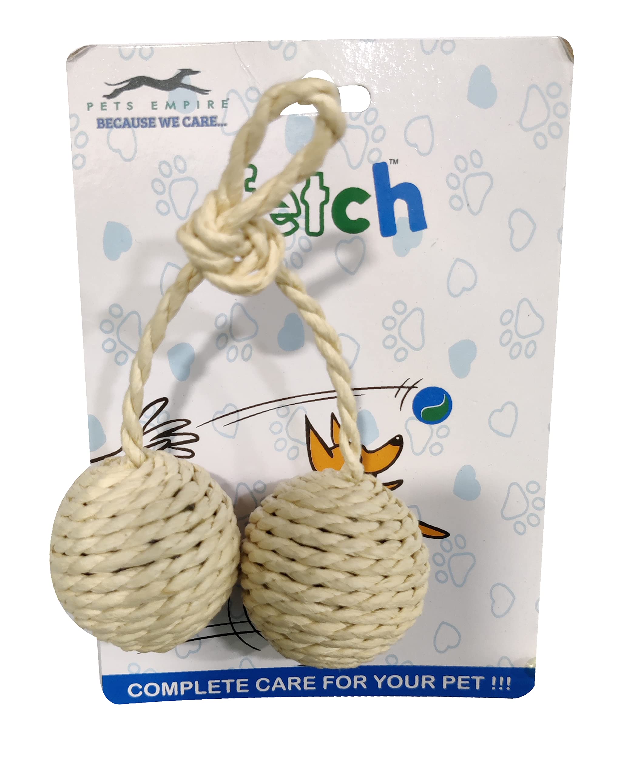PETS EMPIRE Sisal Hemp Ball Toys Funny Playing Teaser Claw Grinding Bite Ball Toy for Cat Kitten (B09MB2MMCS) Amazon Price History, Amazon Price Tracker