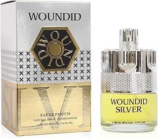 Woundid Silver Spray Cologne - Eau De Parfum for Men - 3.4 fl.oz