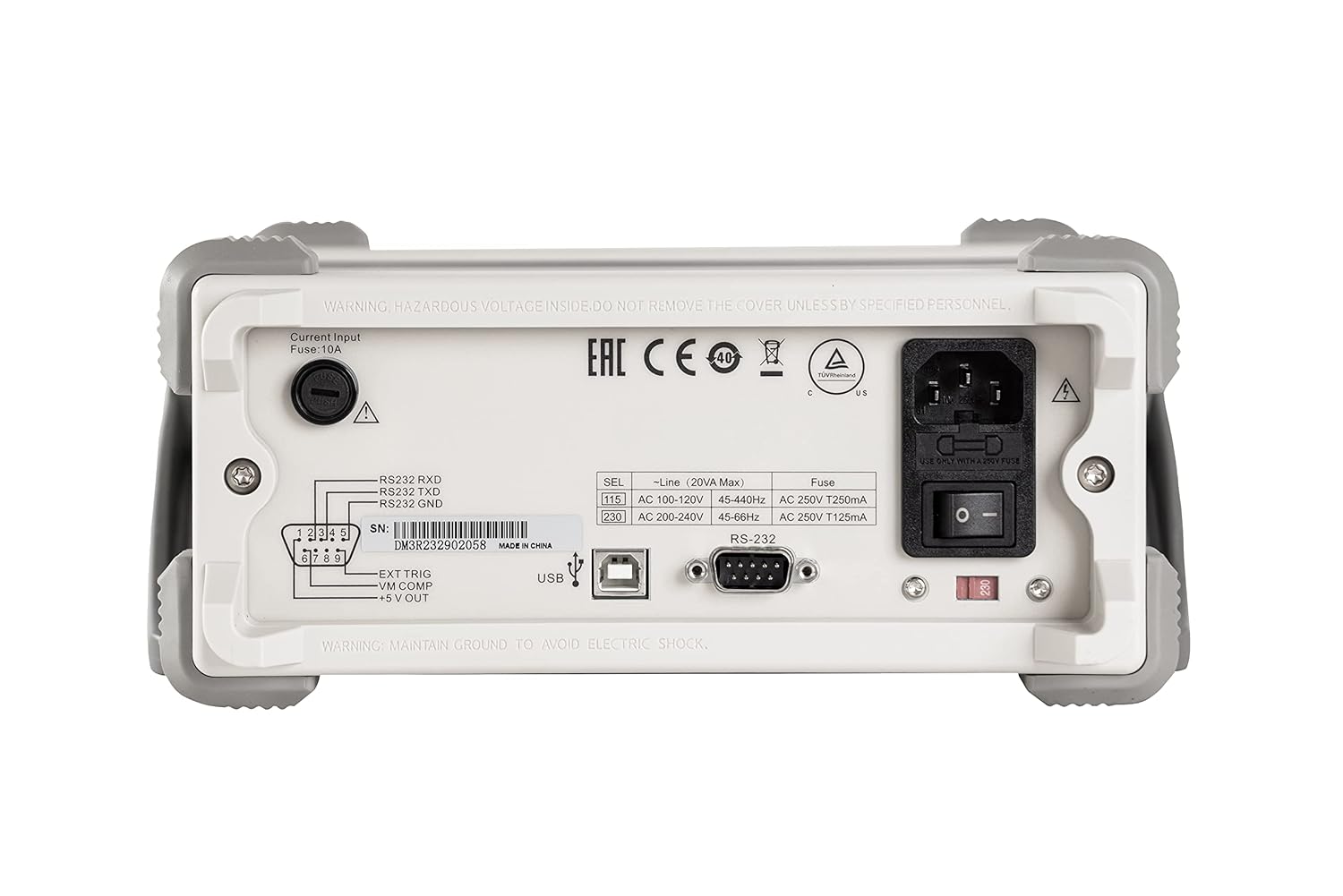 Rigol DM3058E Digital Multimeter,5.5 Percision,123 rdgs/s Fastest Rate,USB/RS232 Connectivity,Maximum Measurement Range 10A, 1000V: Industrial & Scientific