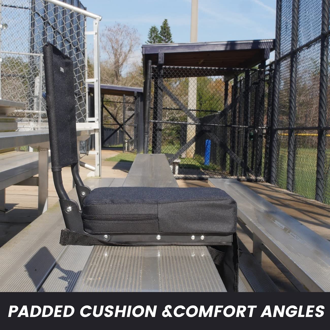 OSPORTIS Stadium Seats for Bleachers with Back Support, Bleacher Seats