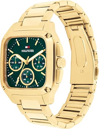 Tommy Hilfiger Analogue Multifunction Quartz Watch for Men - Available with Stainless Steel or Leather Bracelet