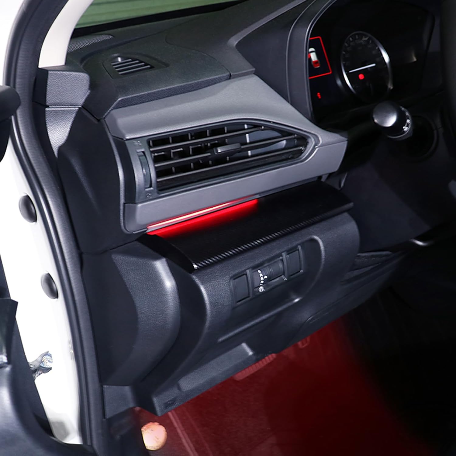 KUNGKIC Car LED Lights Interior for Subaru Crosstrek Impreza WRX Under Dash LED Lights+Foot Light Car Accessories DC 12V