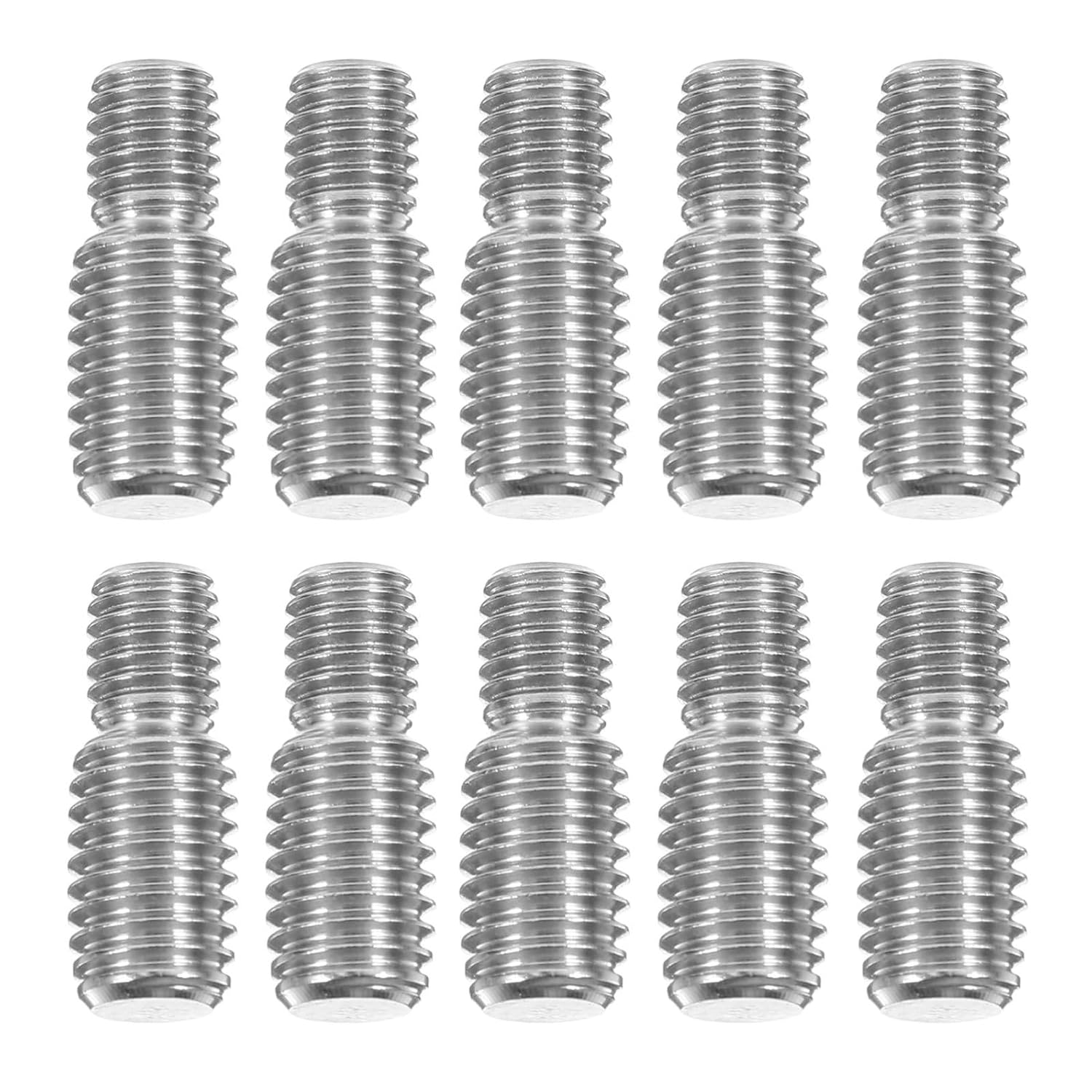 10Pcs Stainless Steel Thread Adapter Screws M8x10 to M10x15