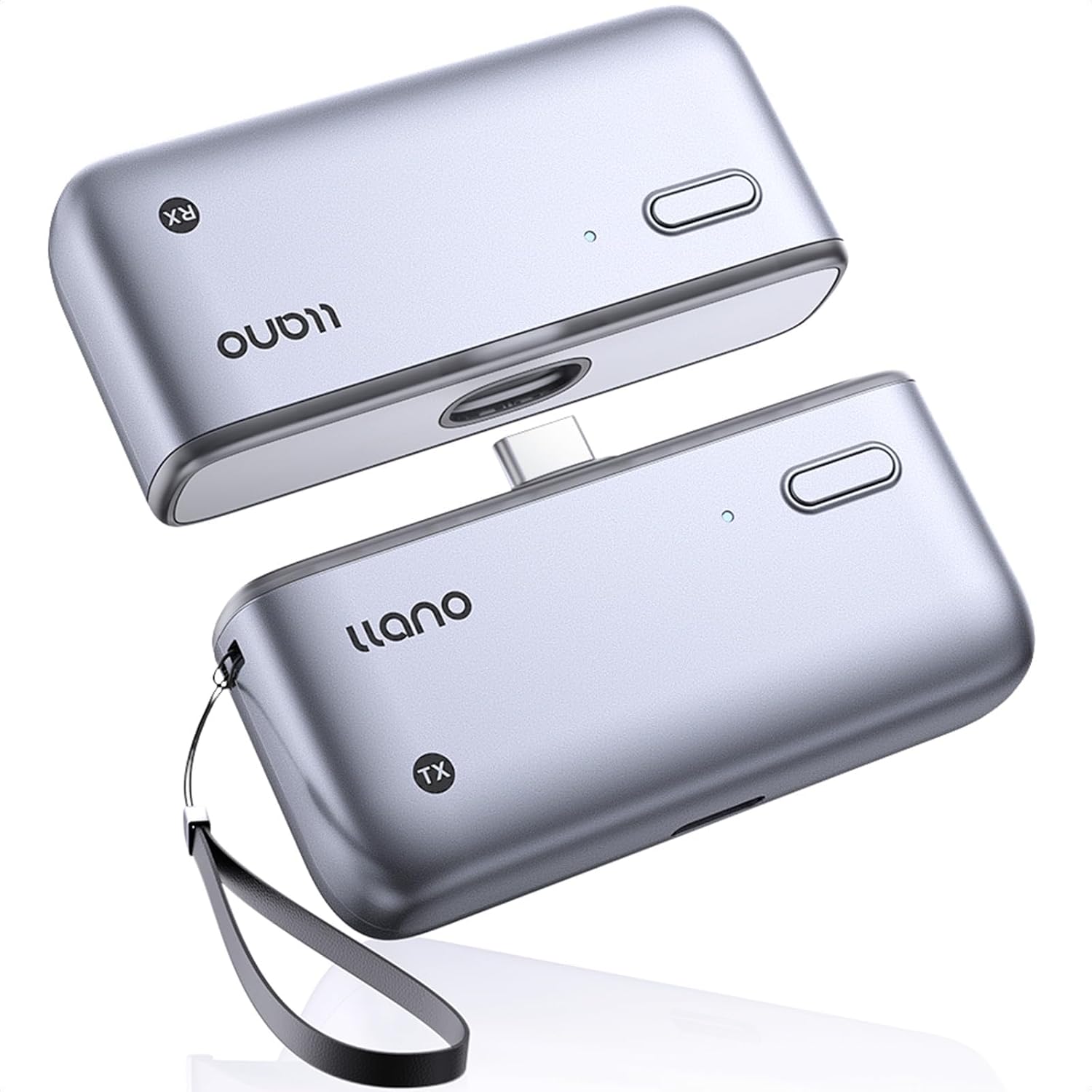 llano S850 Upgraded Type-C Wireless HDMI Transmitter and Receiver, 50M, Ultra 4K Decode Input 1080P@60Hz Output, Plug&Play 5G+2.4G and Audio for Phone/Tablet/Laptop/PC to Monitor/Projector/TV Box