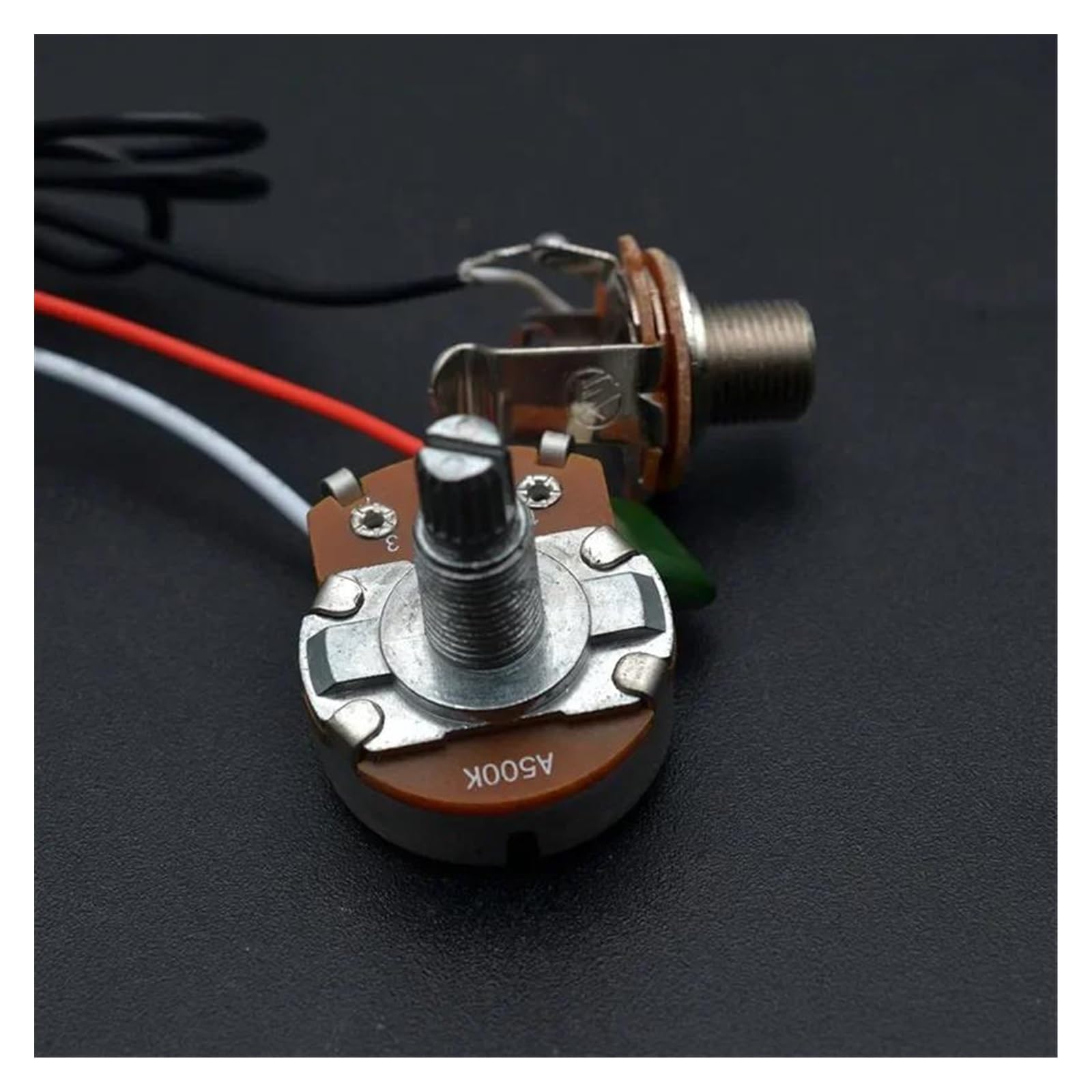 Kit De Arnés De Cableado De Guitarra Eléctrica Con Pastillas Duales Precableadas Potenciómetro De 500K Palanca De 3 Posiciones