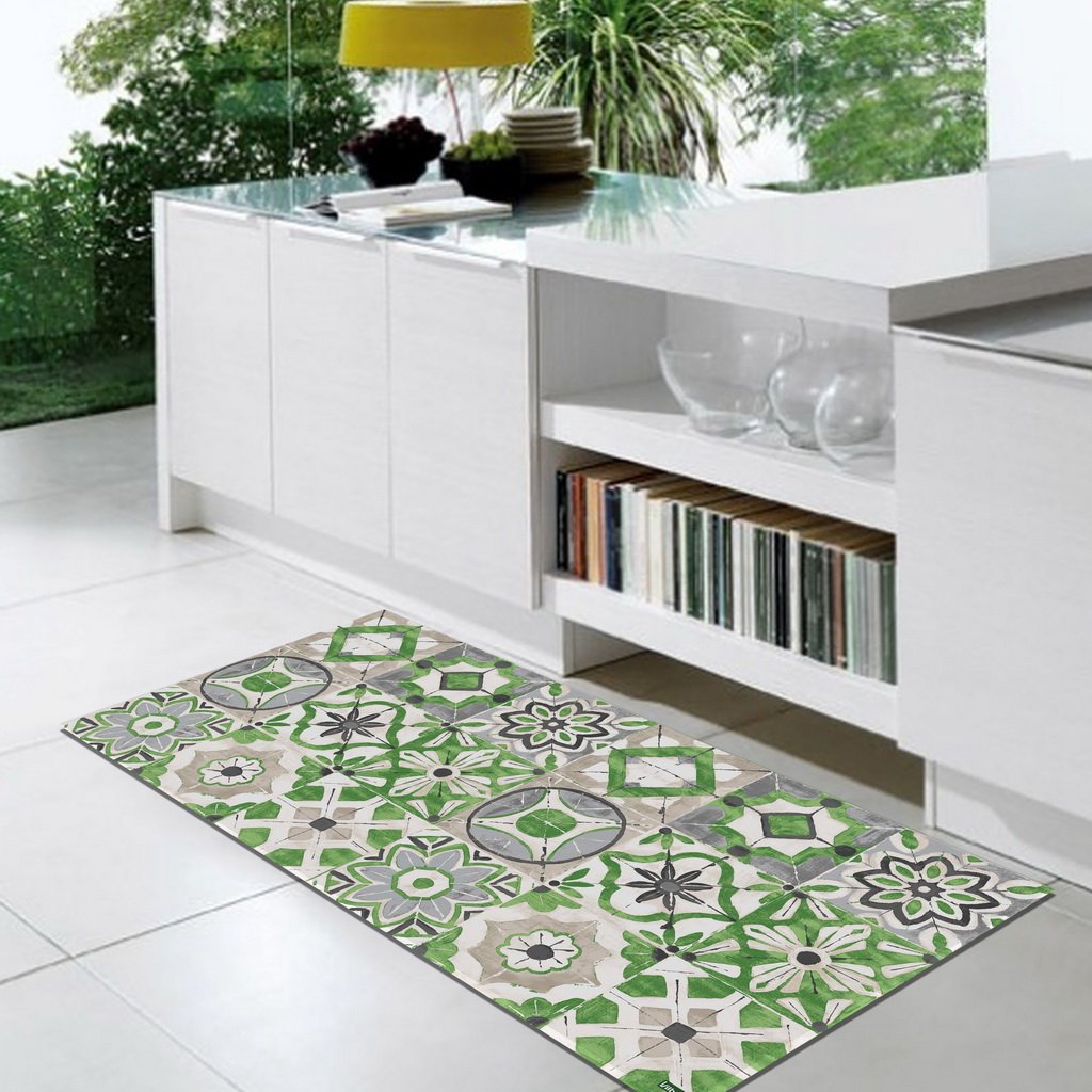 Tapis en vinyle Vilber KOLLAR DL 02 50x100cm tapis de couloir fin