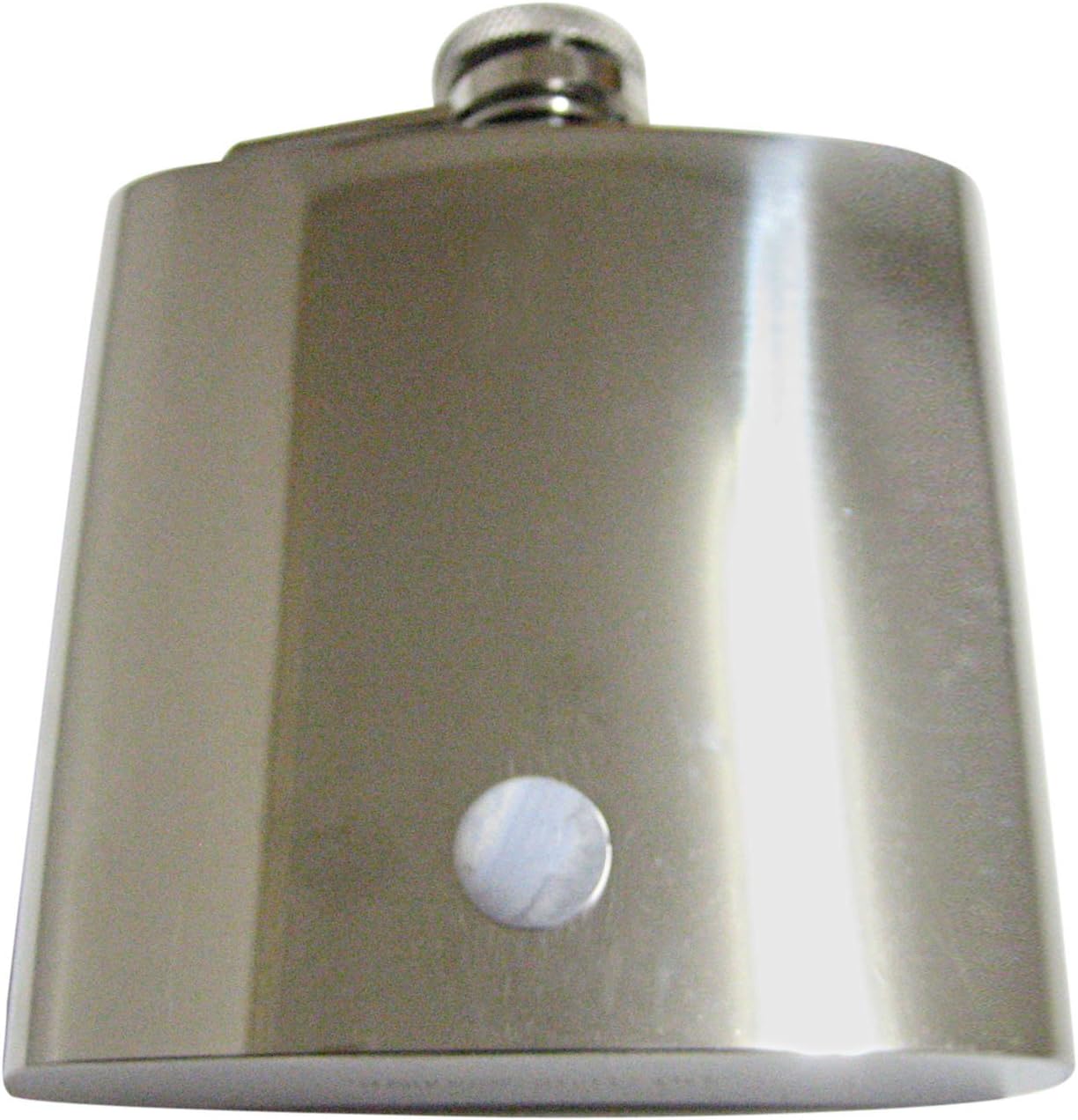 Kiola Designs Blue Lace Agate 6 Oz. Stainless Steel Flask