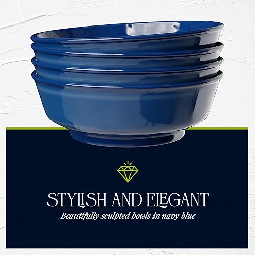 Miniatura 3 de Fifth Avenue - Juego de 4 cuencos de melamina, resistentes a roturas y astillas, duraderos y aptos para niños, uso en interiores y exteriores,