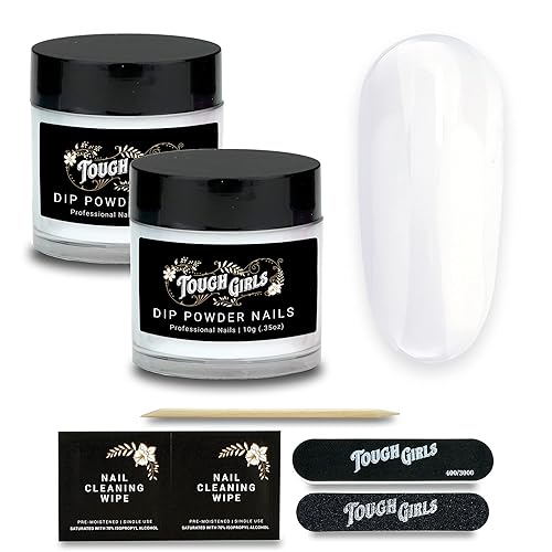 Miniatura 48 de Kit de 4 polvos de inmersión Incluye polvos de inmersión, capa base y superior, activador, barra de cutícula, lima de uñas y toallitas para uñas