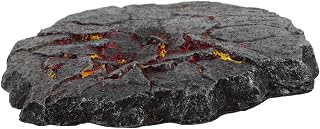 KICHOUSE Rock Platform Base Volcano Figure Base Lava Action Figures Hardwearing Materials Realistic Lava Effects Display Enhancement Attentiongrabbing Design Anime Collectible Stand