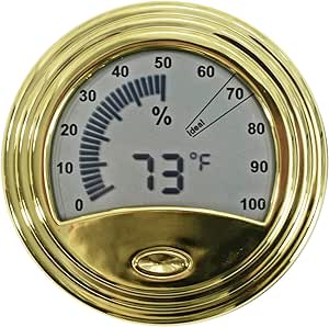 Amazon.com: Don Salvatore, Round Digital Hygrometer & Thermometer ...