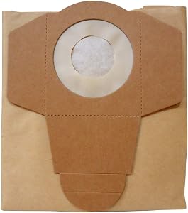Vac BIG55001 Vacuum Filter Bags, 3 Pack | Designed to Fit 4 to 12 Gallon Kubota, Big Vac TOOLMASTER, & FIXMAN Vacuums| Fits 4 Gallon Kubota Shop Vac from Costco | Shop Vac Filtered Vacuum Bags