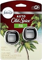 Vista 12 de Febreze Clip de ventilación para ambientador de automóvil, aroma Old Spice Fiji, 0.07 onzas, clip de ventilación de automóvil, paquete de 4