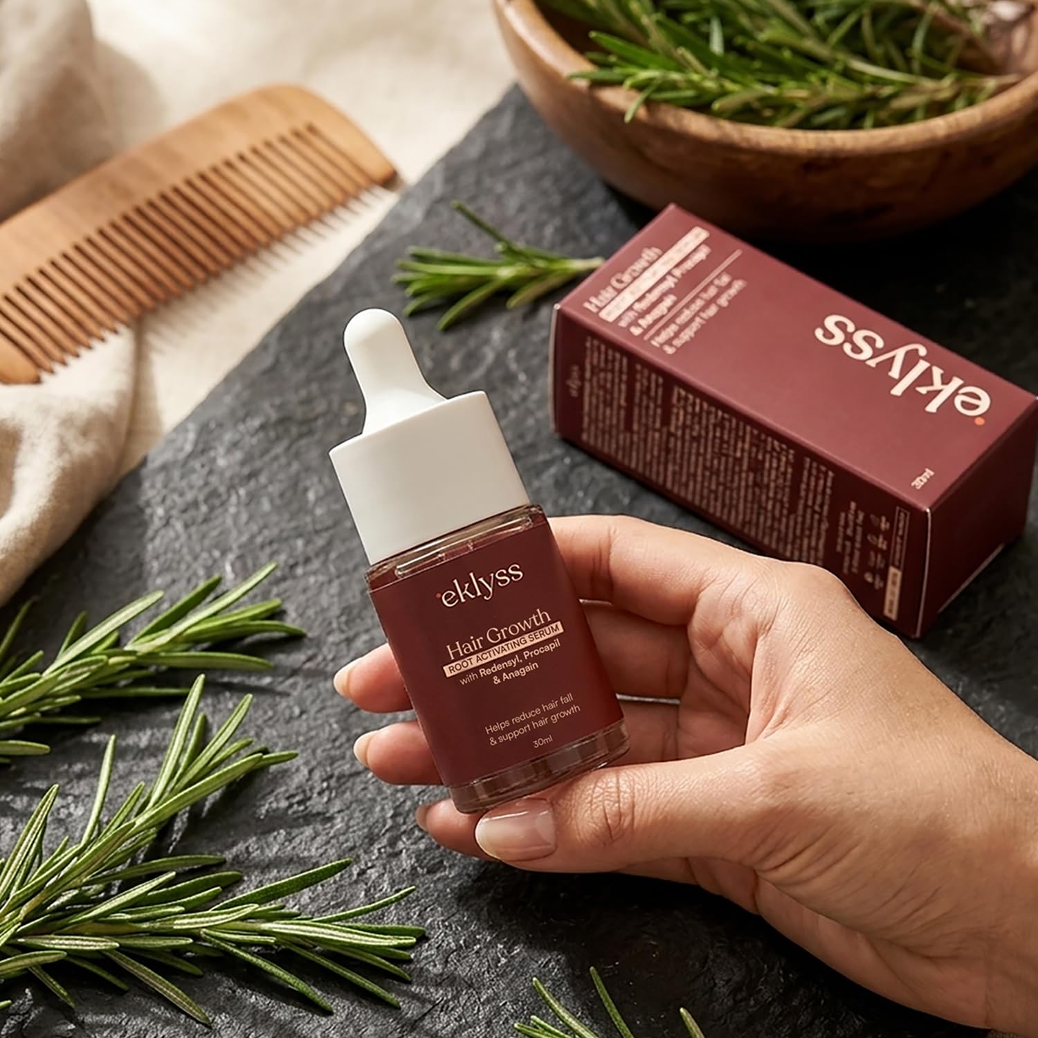 Hair Growth Root Activating Serum with Redensyl, Procapil and Anagain, Sulphate Free, Silicone Free, Paraben Free, for All Hair Types-image-13