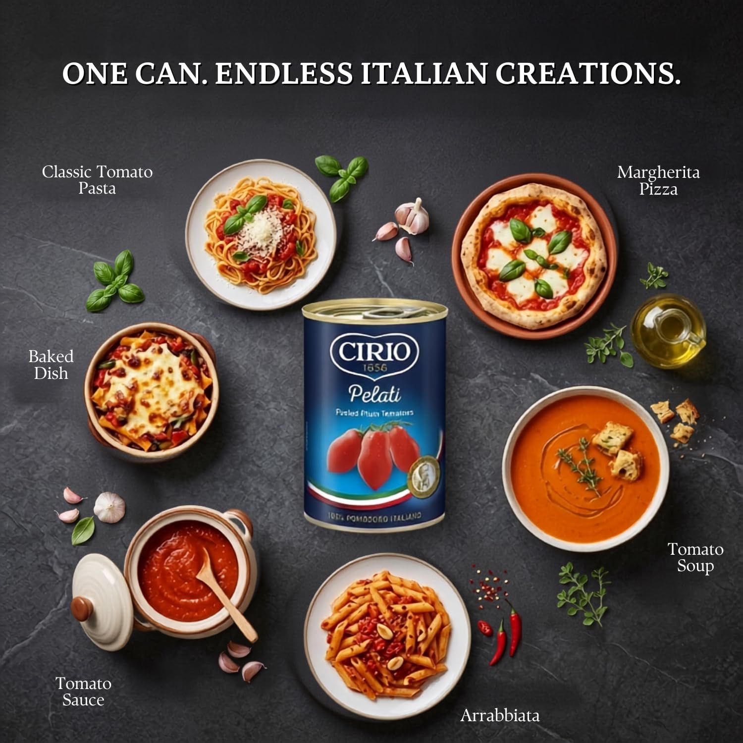 Cirio 400g Peeled Plum Tomatoes Pack of 2 – Perfect for Sauces and Soups 4