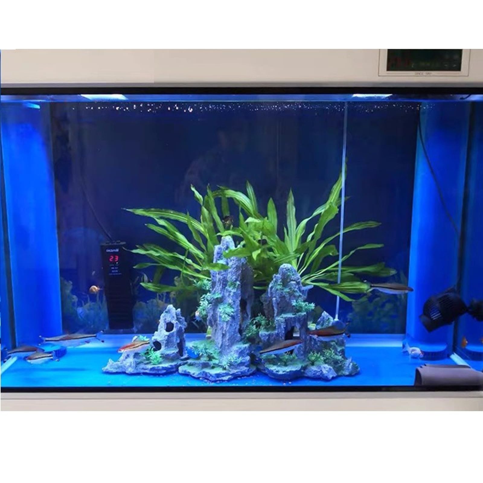 1 pieza de planta rocalla for acuario, decoración pecera, paisajismo, accesorios decorativos for 047(43)