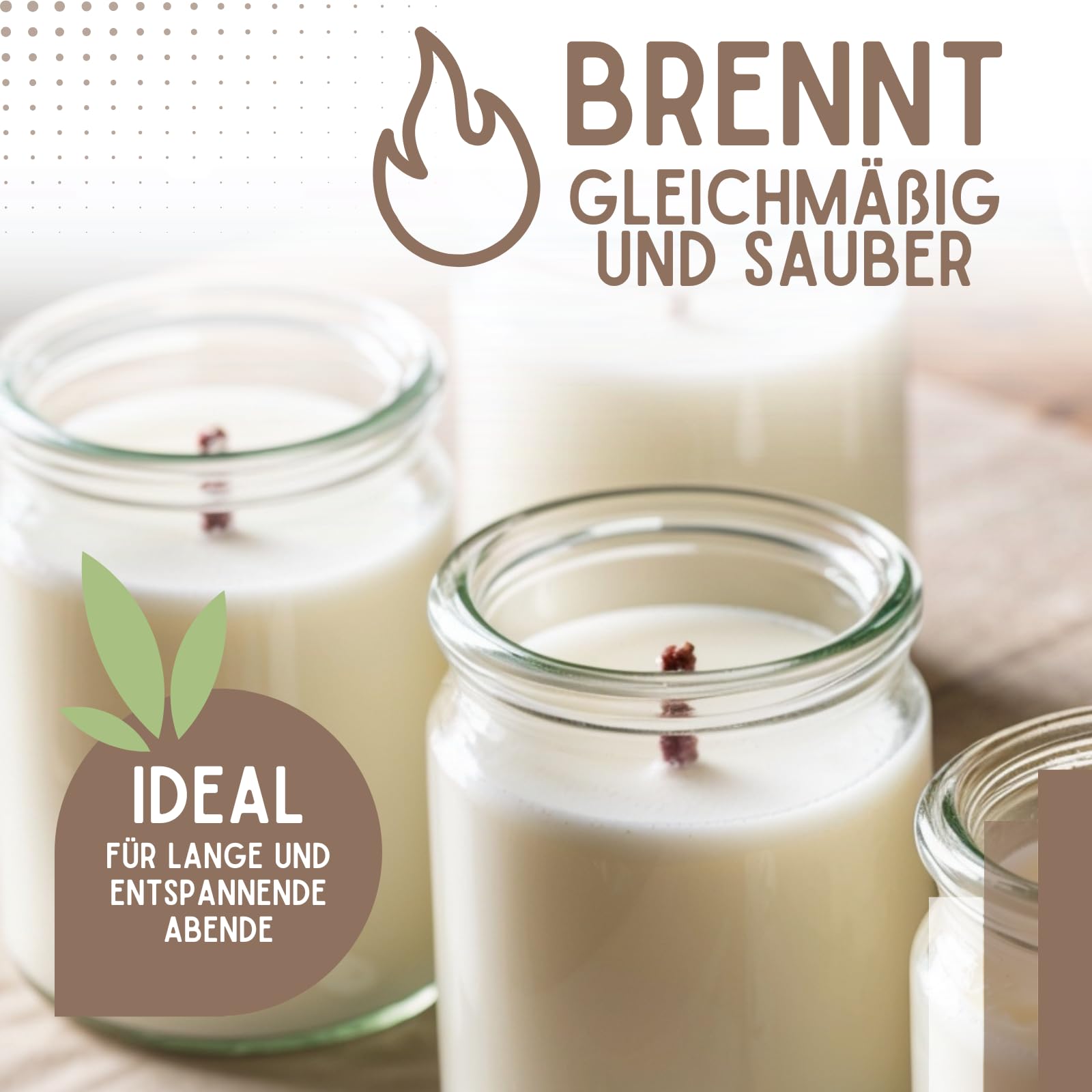 TFC Sojawachs 4kg - Natürliches, Veganes Wachs für Handgemachte Duftkerzen - Biologisch Abbaubar