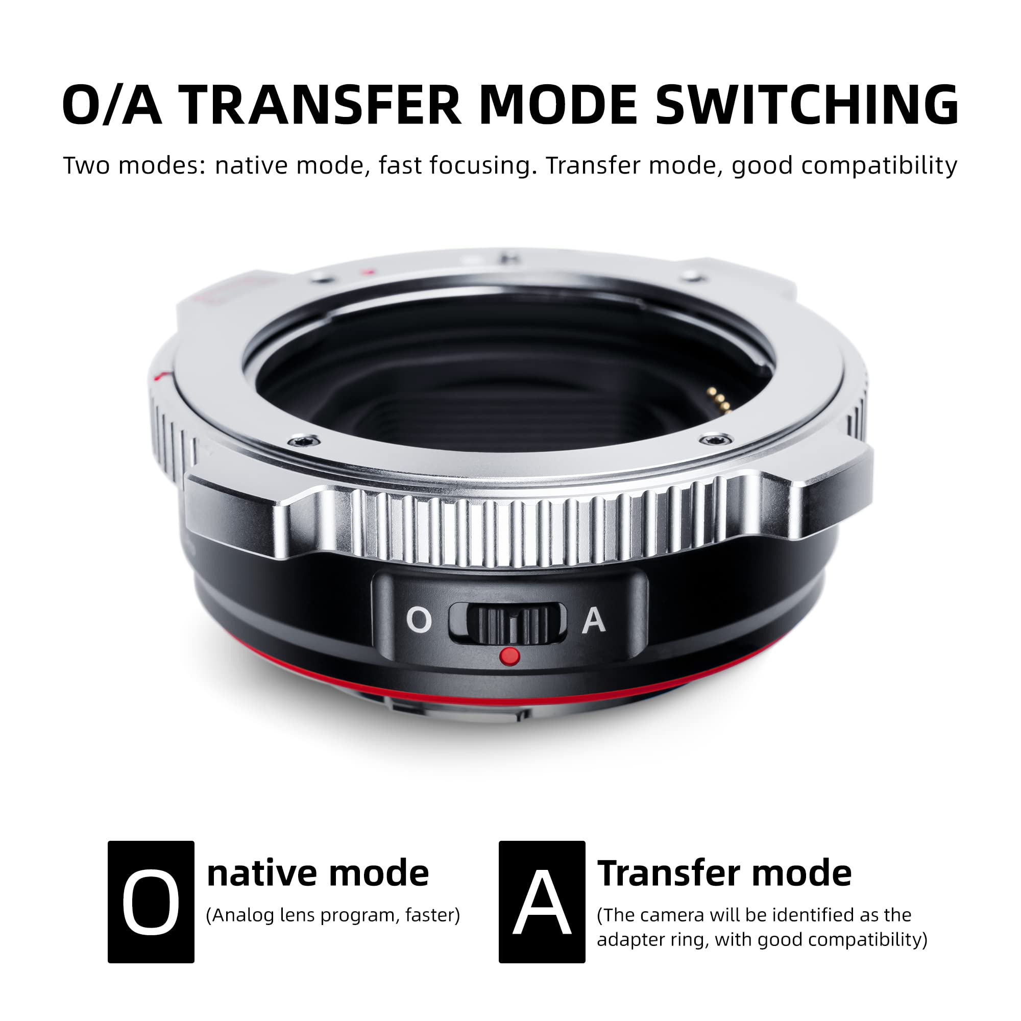 VILTROX EF-L Pro Objektivadapter Autofokus kompatibel mit EF/EF-S Objektiv auf L Mount Kamera Leica SL2/Lumix S1 S1H S5/Sigma