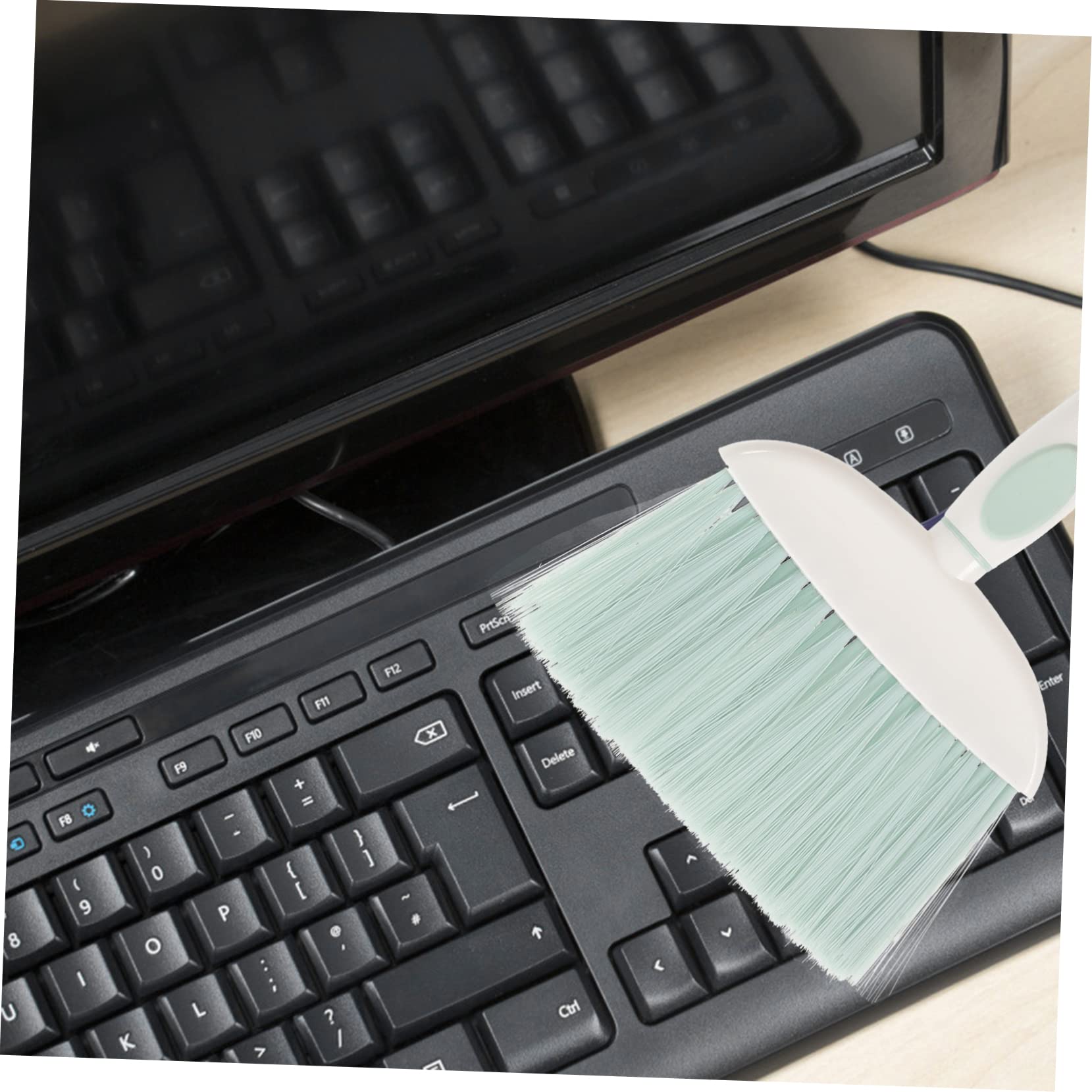 Beavorty 3 Sets Cleaning Brush Set Broom Dustpan Desktop Dust Brush Household Dust Pan Cleaning Accessory Cleaning Tool Brooms with Dustpan Broom with Dustpan Whisk Broom Dustpan and Broom