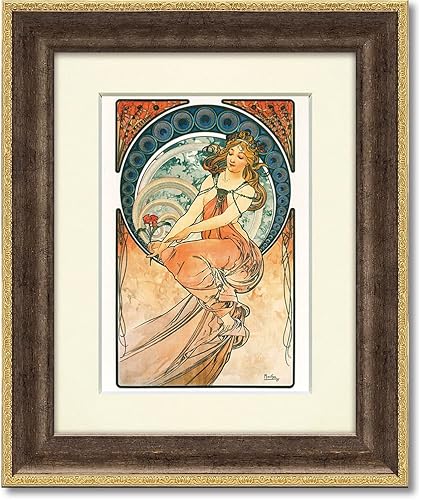 Yu Power Gel Art Frame Alphonse Mucha Painting Free Size