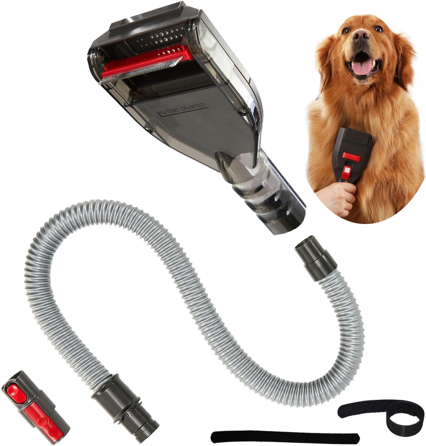 Dyson Groom Tool VacuumAssisted Dog Groomer Home & Kitchen