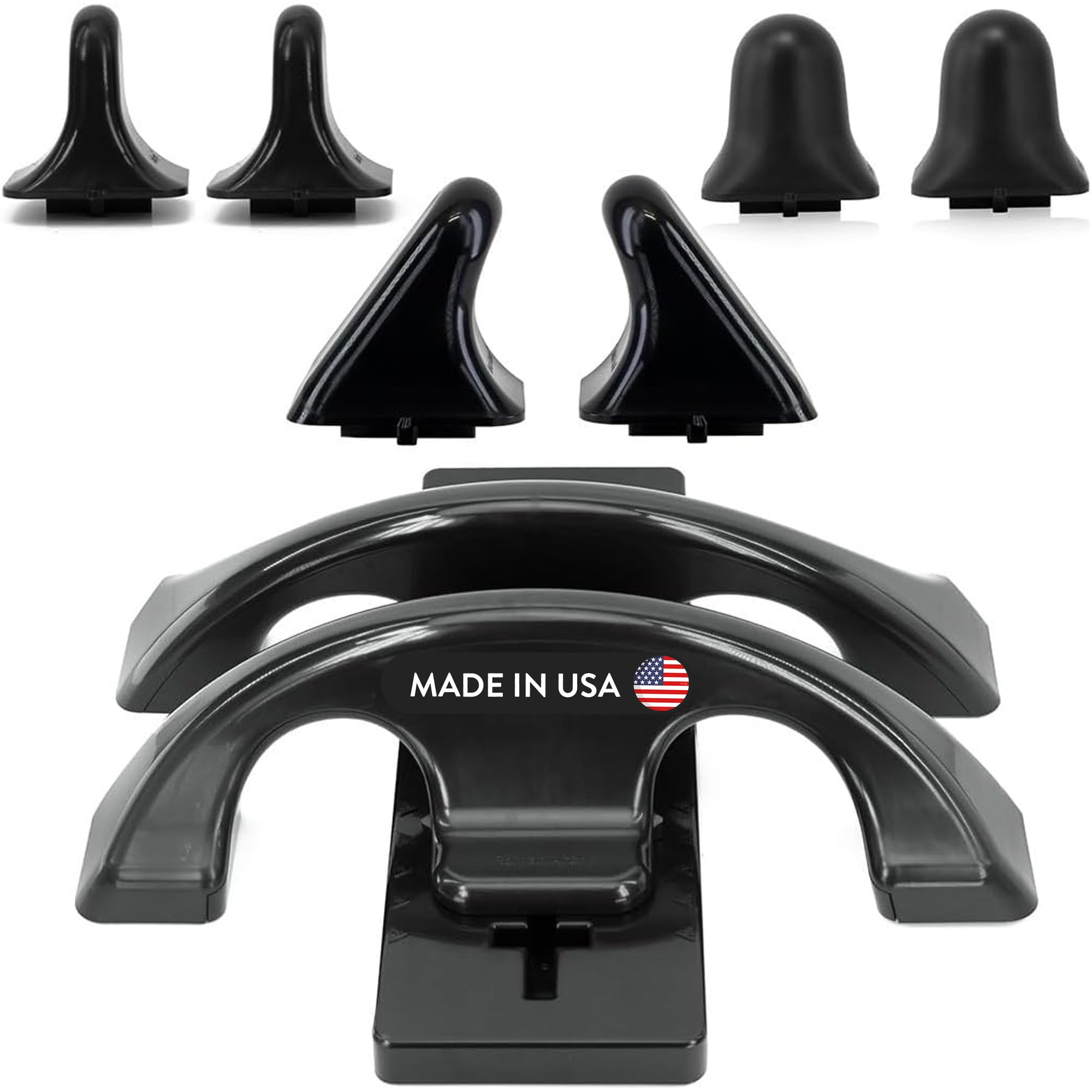 Thrival Relief Pro - Fully Adjustable Psoas Muscle Release Tool for Hip Flexor, Back, Glute, Iliacus, and Neck Pain - Trigger Point and Myofascial Release Tool - Carbon Black