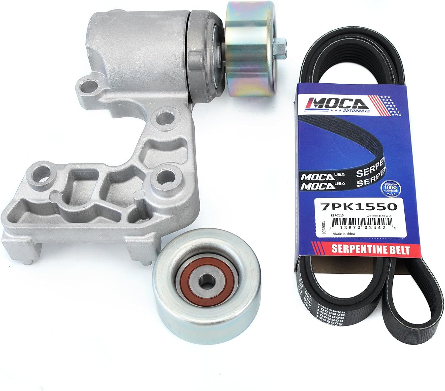 WINBEST Serpentine Belt Tensioner Assembly Compatible with