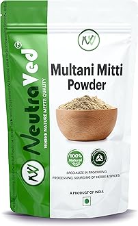 NeutraVed Multani Mitti Powder 300g | Use for Multani Mitti Powder for Face P...