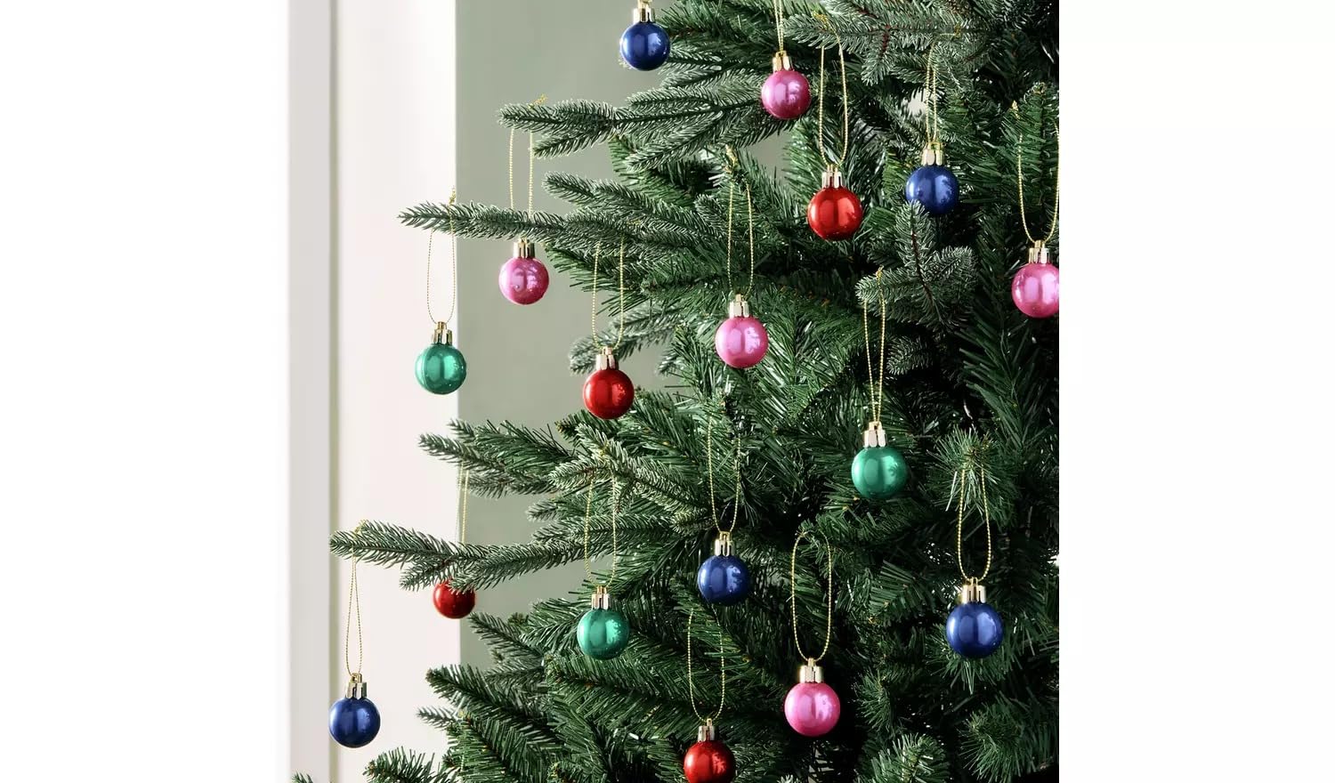 Aidni Multicolor Pack Of 49 Shatterproof Scandi Christmas Bauble