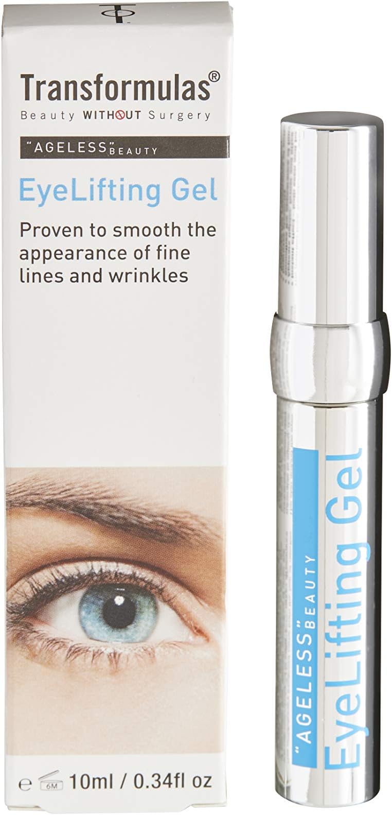 Transformulas Eye Lifting Gel, CLEAR, 10 ml (Pack of 1)