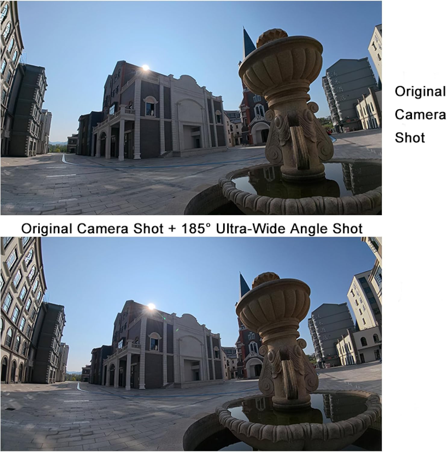 185° Wide Angle Lens for DJI OSMO Action 6, OSMO Action 6 Boost Lens, Boosts Action Camera Shots or DJI OSMO Action 6 Lens Accessories