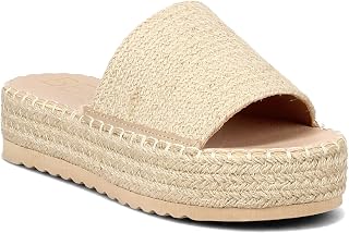 BEACH by Matisse Womens Del Mar Platform Athletic Casual Sandals, Natural, 9 Price In India
