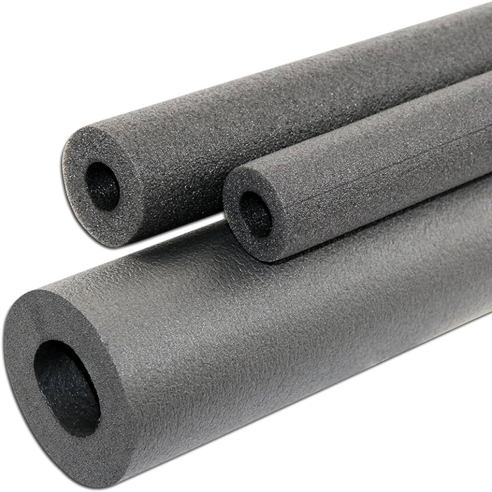 Yslopeno Rubber Pipe Insulation Foam Tube Flexible,Foam Tubing Fireproof,Inner Diameter:6mm/13mm/16mm/20mm/25mm,Thickness:9mm/15mm/20mm,1.7m/1.8m Length Black (Size : 16mmx15mmx1.8m)