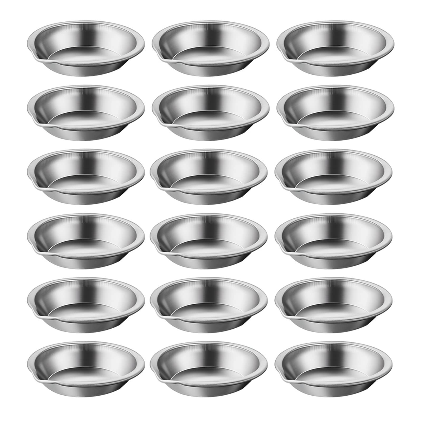 24 Mini Bols En Acier Inoxydable Pour Nail Art, Maquillage, Aquarelle - 5x5x1,5cm