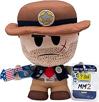 Vista 3 de DevSeries Murder Mystery 2 Collector Bundle - Three Exclusive Virtual Item Codes with Sheriff Plush, Nikilis Squooshems, and Running Victor Hanger